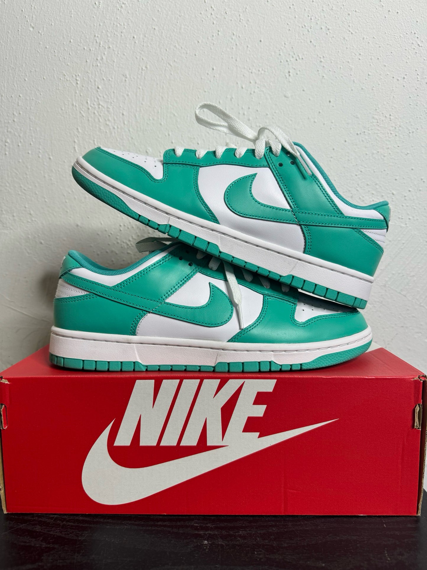 DUNK LOW CLEAR JADE (USED) / 9