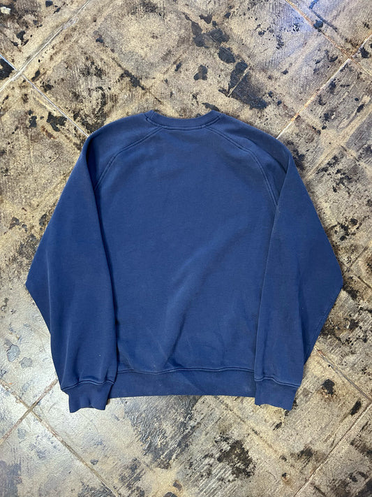 NIKE CREWNECK NAVY BLUE SIZE:L