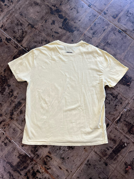 ESSENTIALS YELLOW TEE SIZE:L