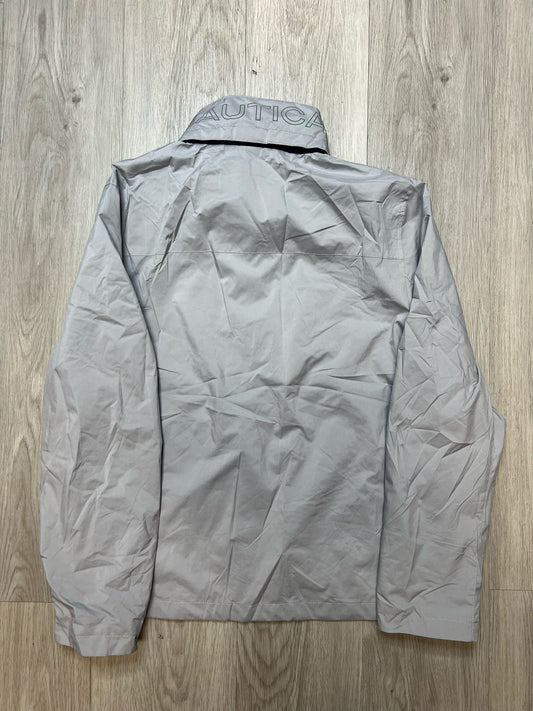 GREY NAUTICA RAINBREAKER TEE SZ: M