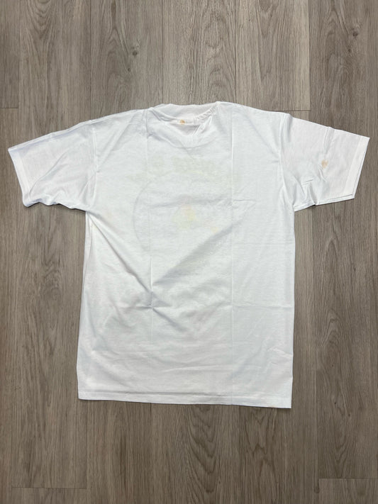 LIVING UP IN A DOWN WORLD TEE SZ: LARGE