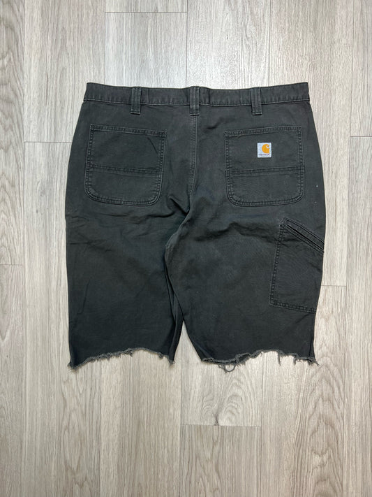 GREY CARHARTT SHORTS SZ: 40'