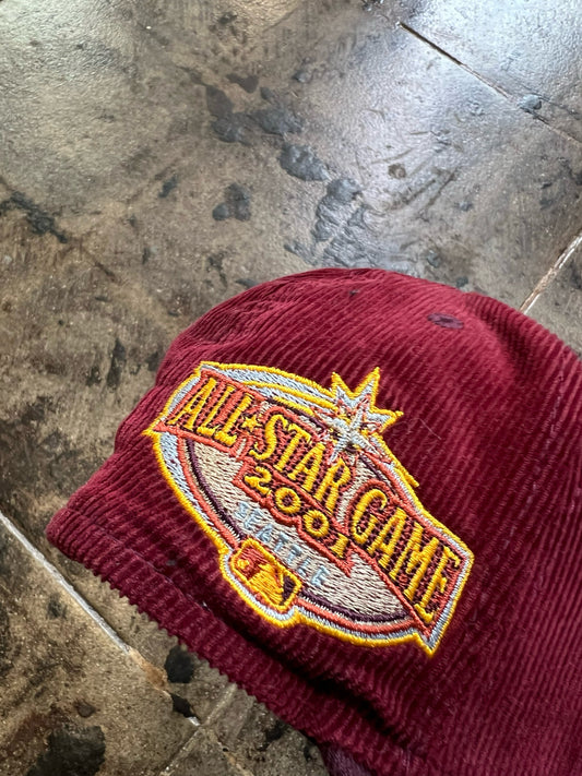 CORDUROY SEATTLE MARINERS FITTED HAT SZ: 7 5/8