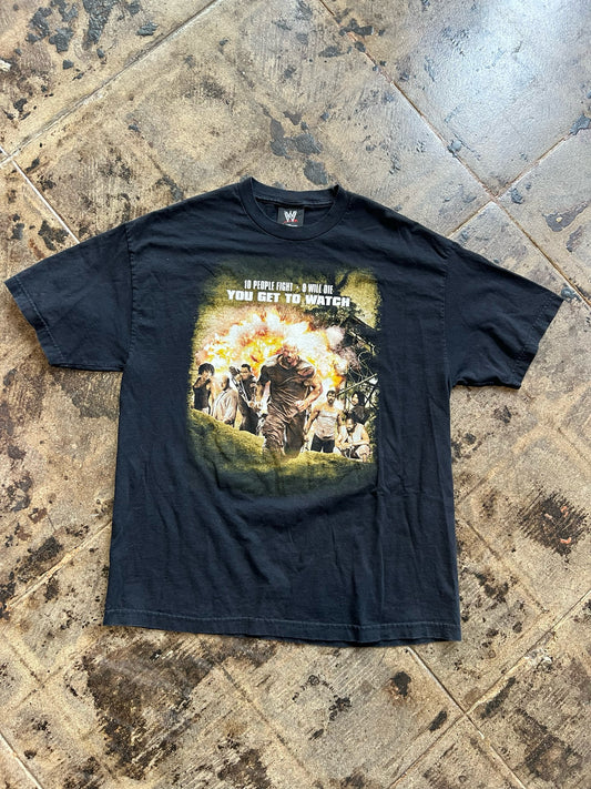 STONE COLD 10 PEOPLE FIGHT TEE SIZE: XL