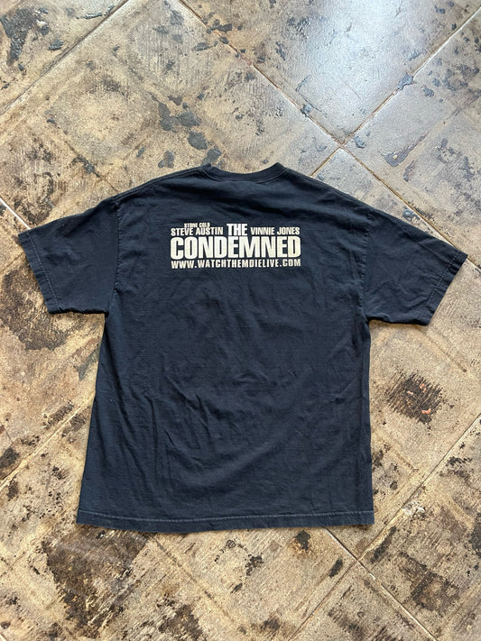 STONE COLD 10 PEOPLE FIGHT TEE SIZE: XL