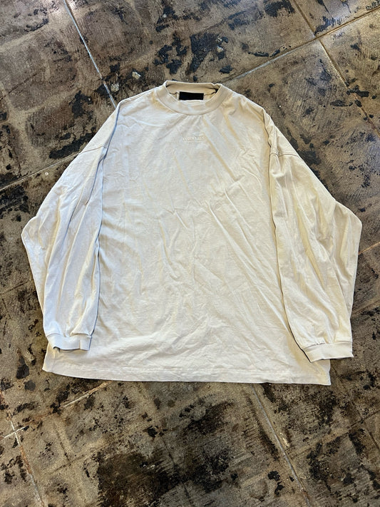 ESSENTIALS LONG SLEEVE TAN  SZ: 2XL