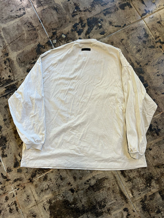ESSENTIALS LONG SLEEVE TAN  SZ: 2XL
