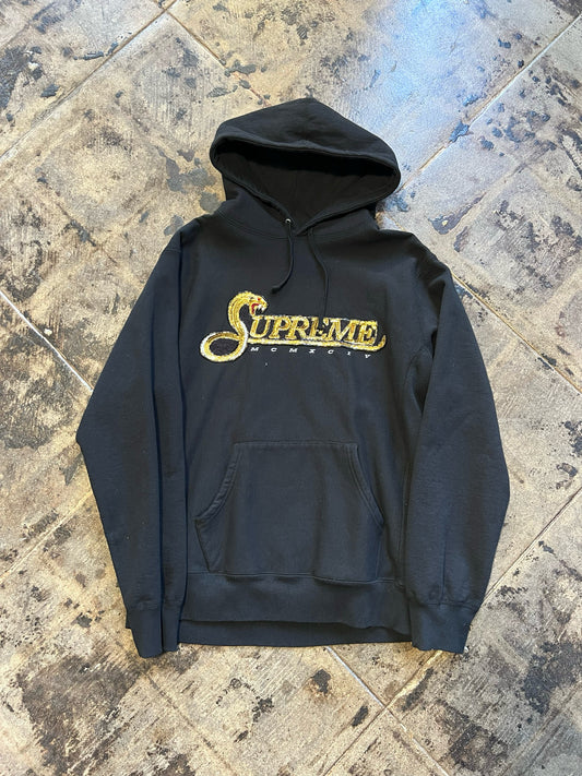 SUPREME SEQUIN VIPER HOODIE SZ.XL