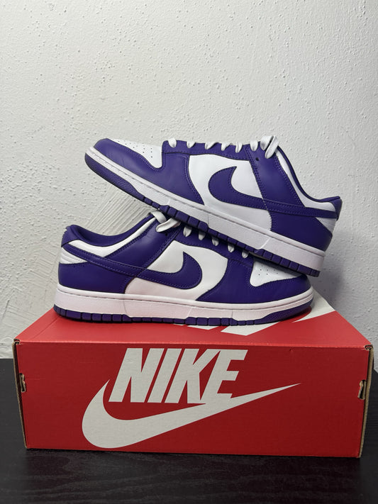 DUNK LOW COURT PURPLE (USED) / 12