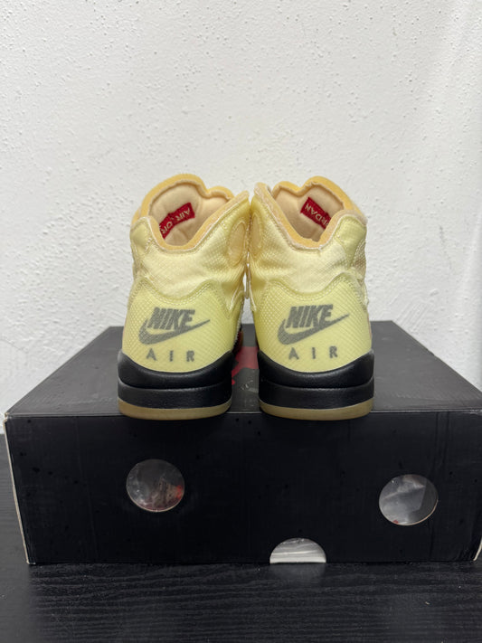 JORDAN 5 OFF WHITE SAIL (USED
