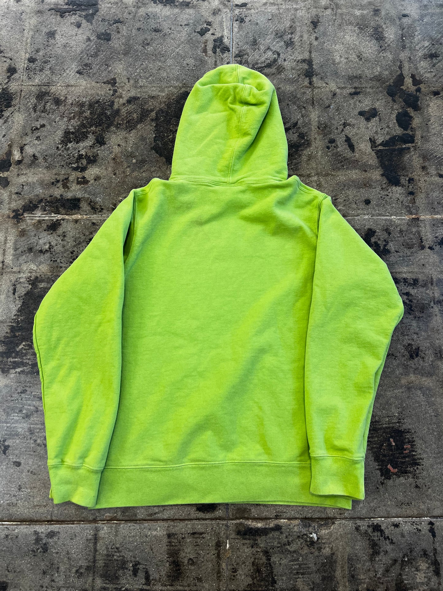 SUPREME MINI LOGO GREEN HOODIE