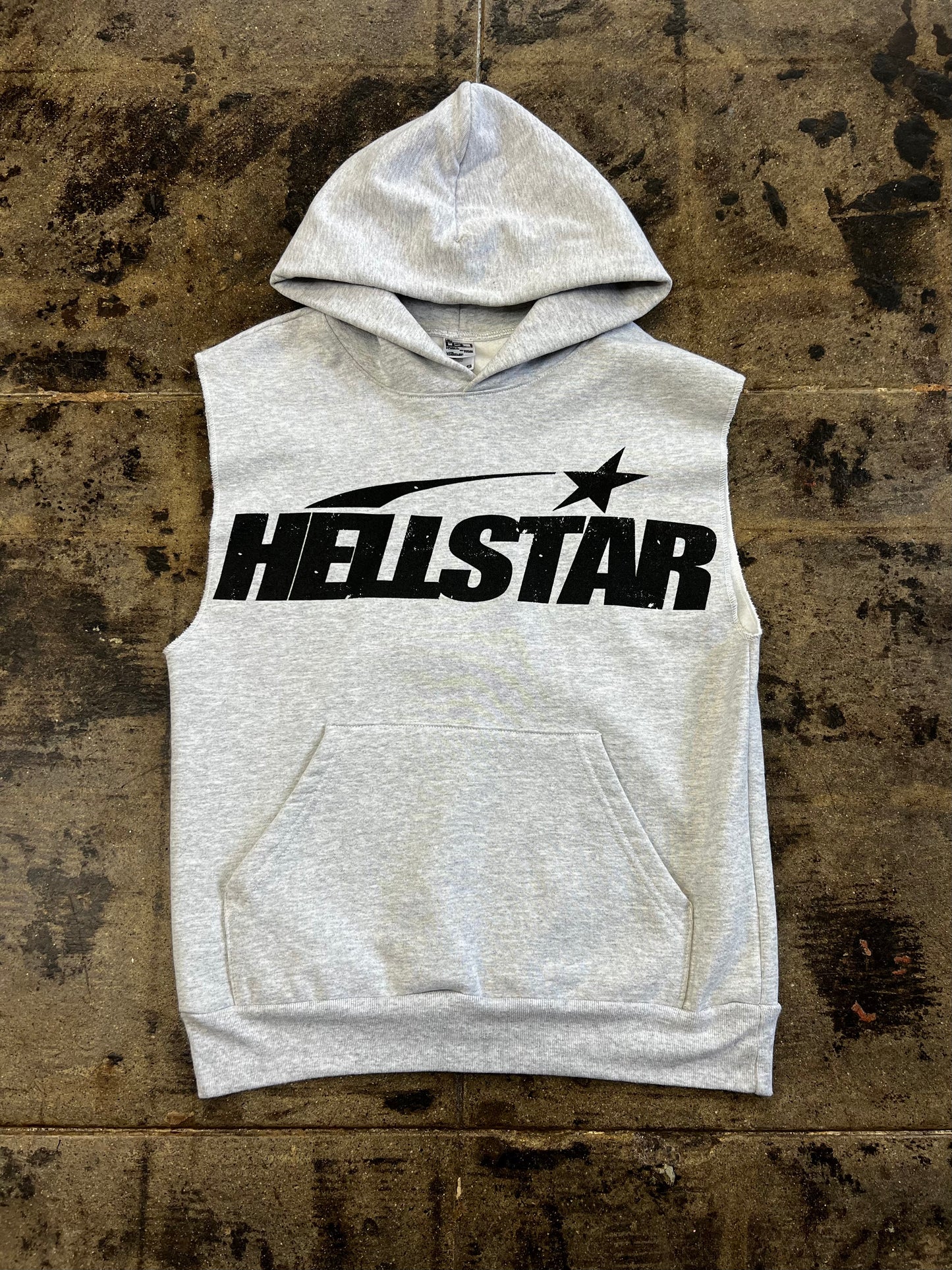 HELLSTAR GREY CUTOFF HOODIE BOOT