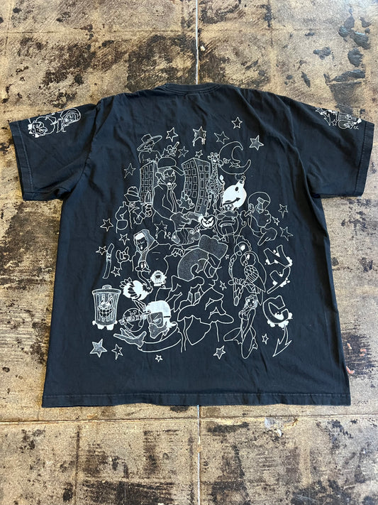 SUPREME DOWNTOWN BLACK TEE