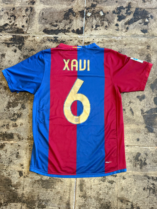NIKE FC BARCELONA XAVI 06/07 HOME JERSEY