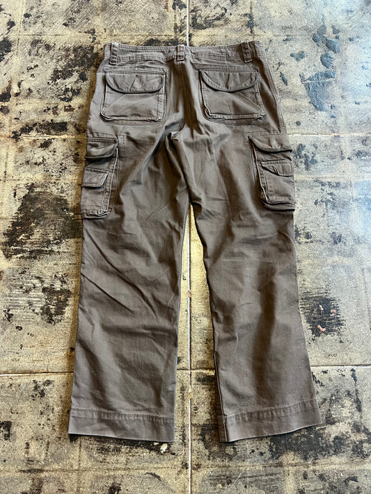 BROWN OLD NAVY CARGO JEANS