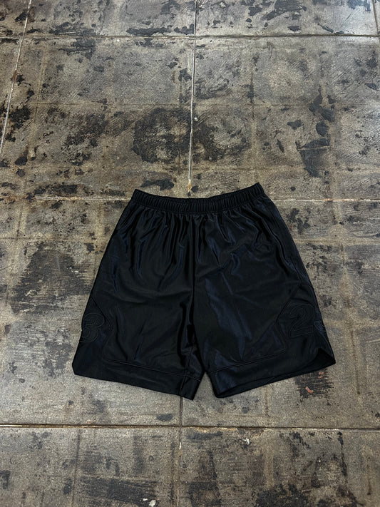 SUPREME JORDAN BLACK  WARM UP SHORTS