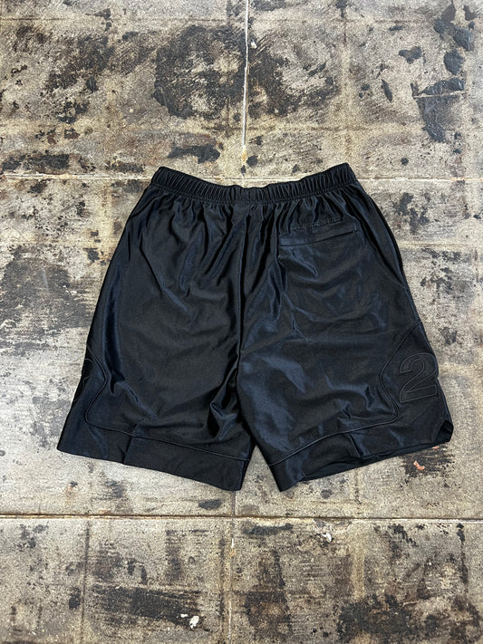 SUPREME JORDAN BLACK  WARM UP SHORTS