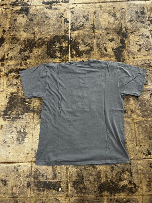 STUSSY OLD SKOOL GREY TEE