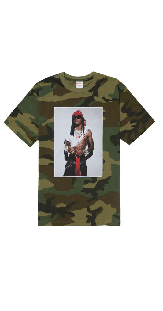 CAMO SUPREME PLAYBOI CARTI TEE