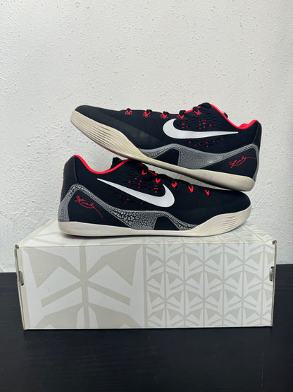 NIKE KOBE 9 LOW LASER CRIMSON (USED)