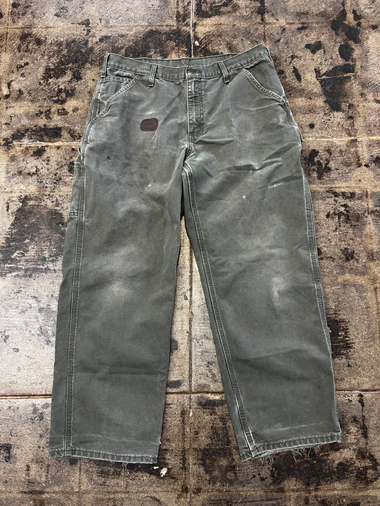 OLIVE  GREEN CARHARTT JEANS