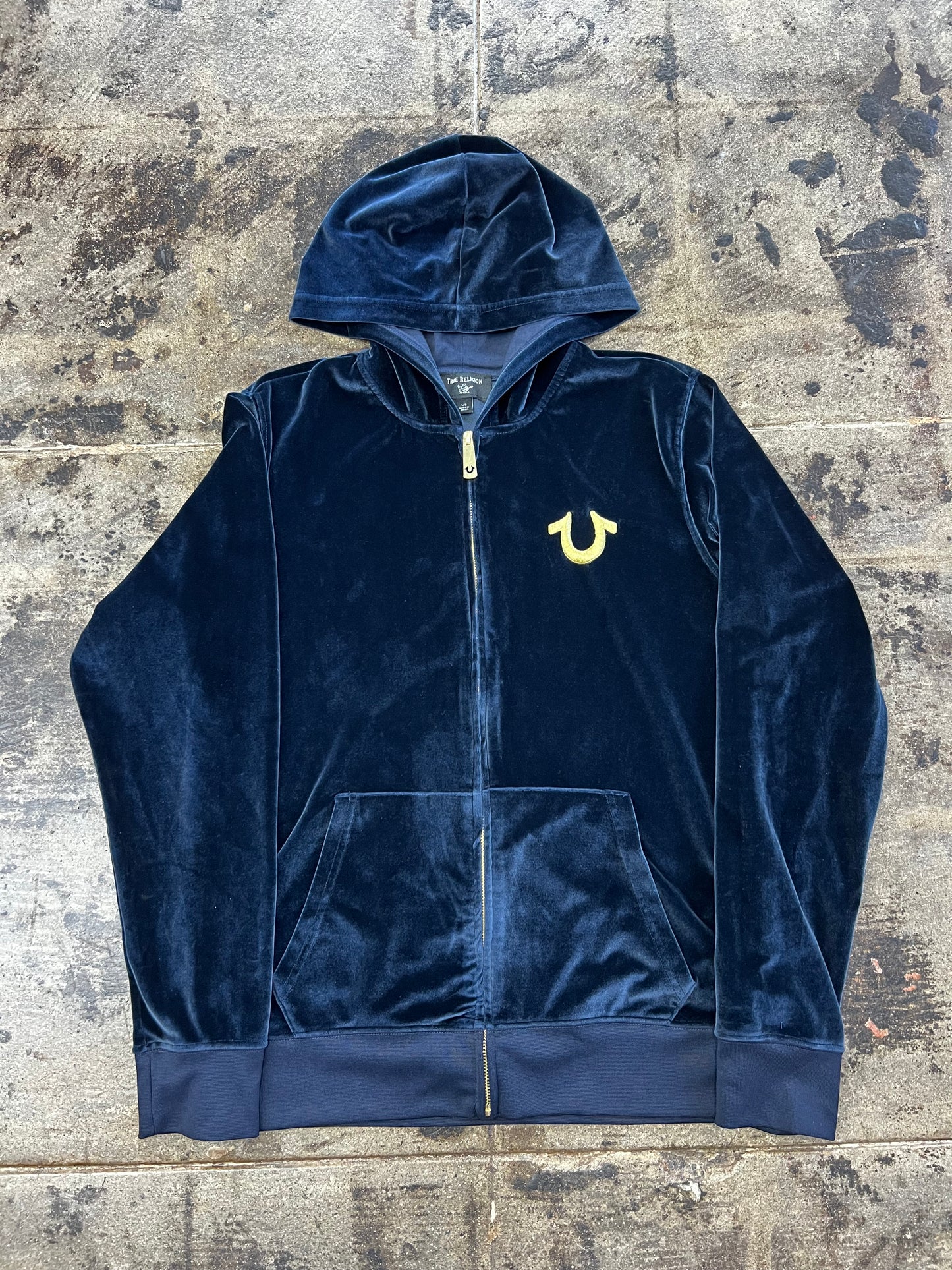Suede True Religion Zip-up