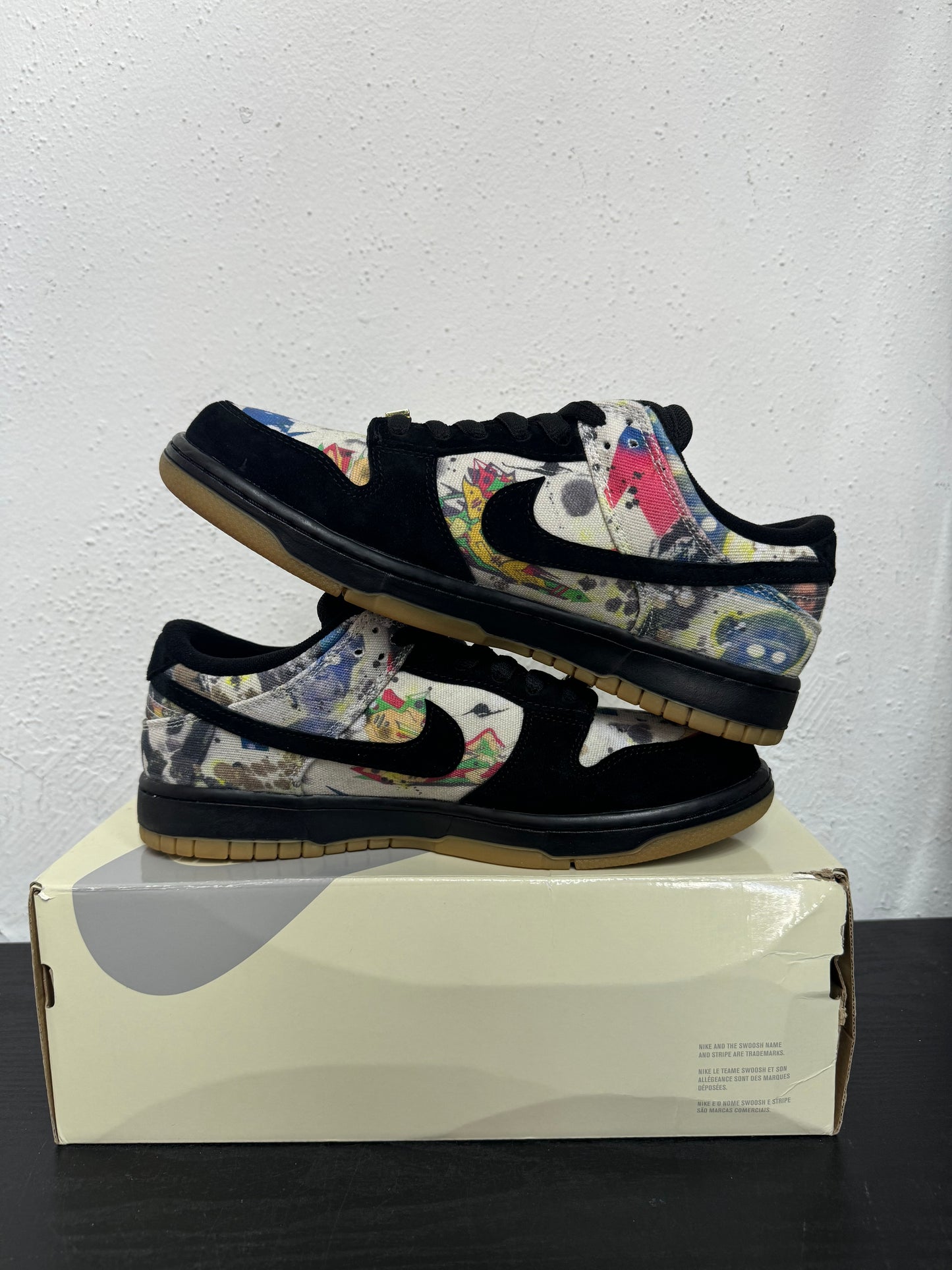 DUNK LOW SB SUPREME RAMMELLZEE (USED)
