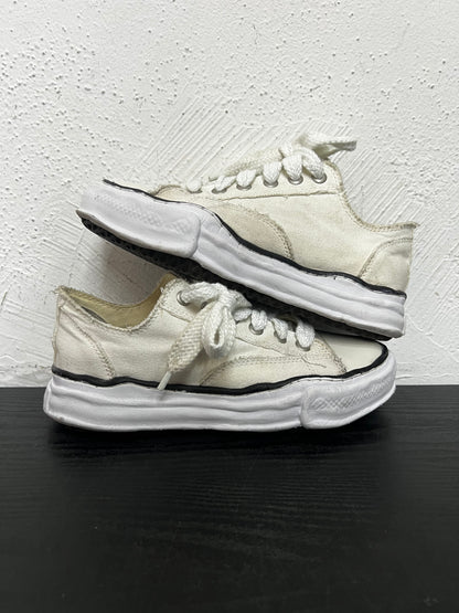 MAISON MIHARA PETERSON OG SOLE CANVAS LOW (USED,NB)