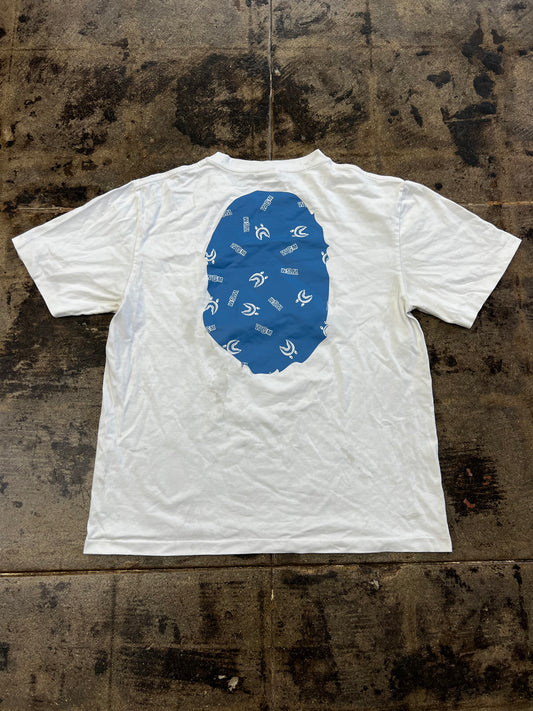 WHITE BAPE TEE