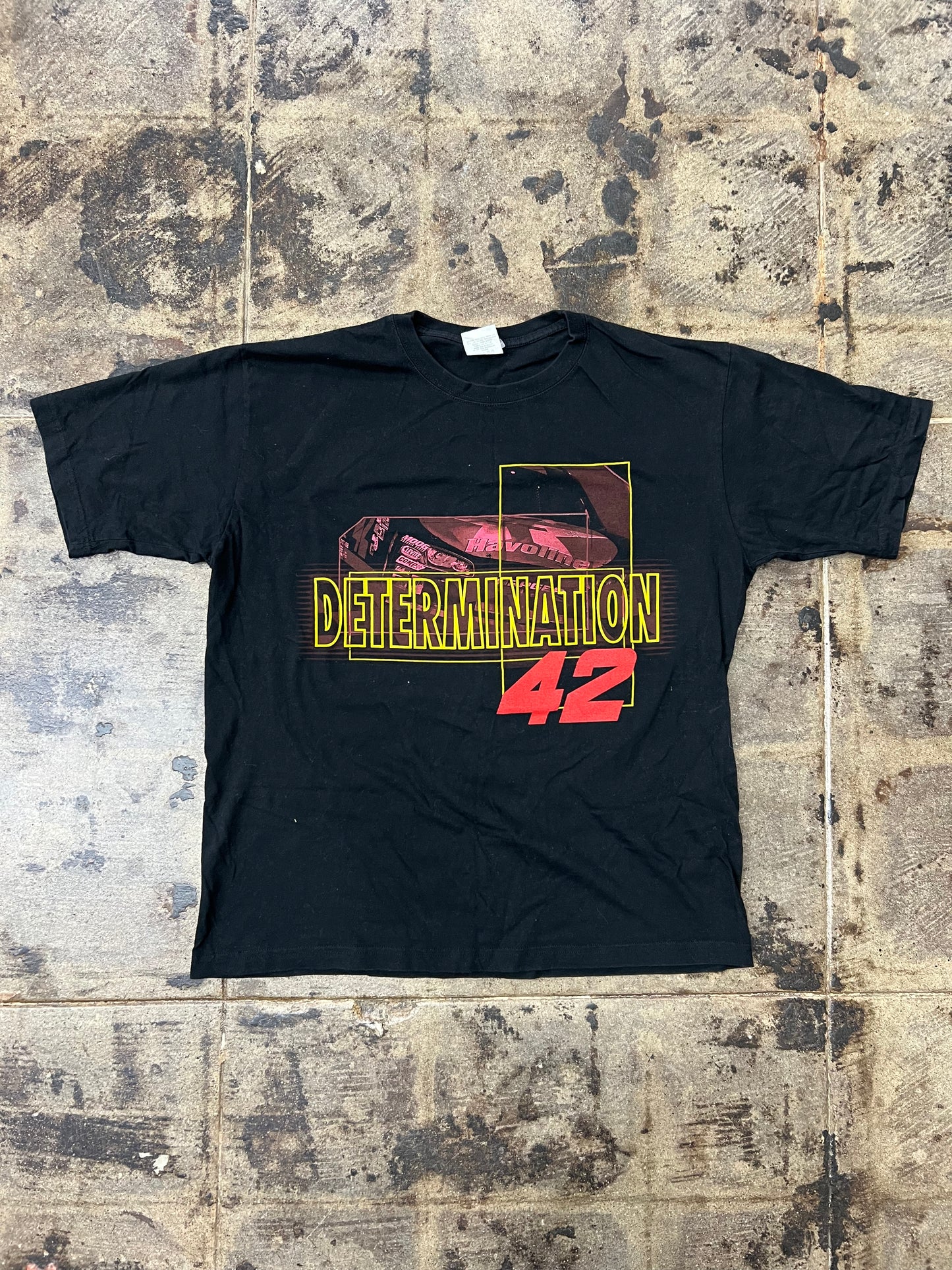 BLACK BASCAR DETERMINATION TEE