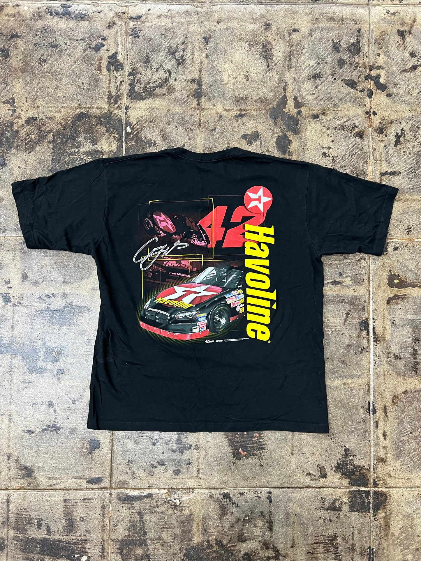 BLACK BASCAR DETERMINATION TEE