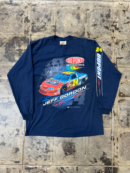 NAVY NASCAR DUPONT L/S