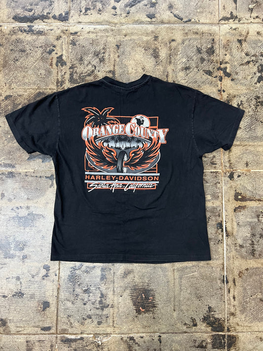 BLACK HARLEY-DAVIDSON OC TEE