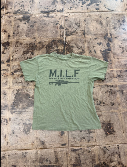 MILF GREEN RIFLE TEE