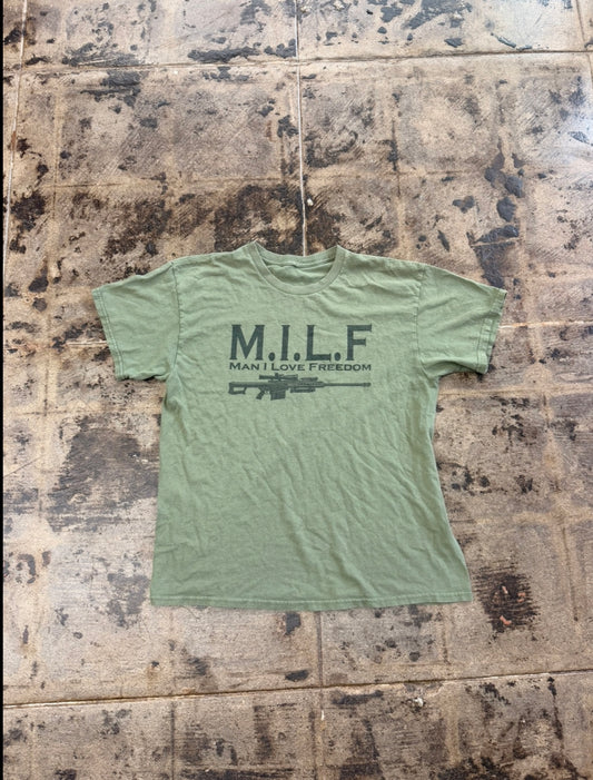 MILF GREEN RIFLE TEE