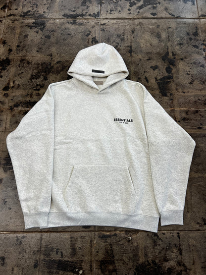 ESSENTIALS  FLEECE HOODIE LIGHT OATMEAL
