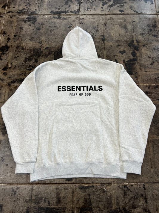 ESSENTIALS  FLEECE HOODIE LIGHT OATMEAL