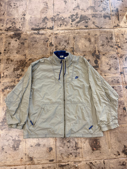 NIKE GREEN VINTAGE WINDBREAKER