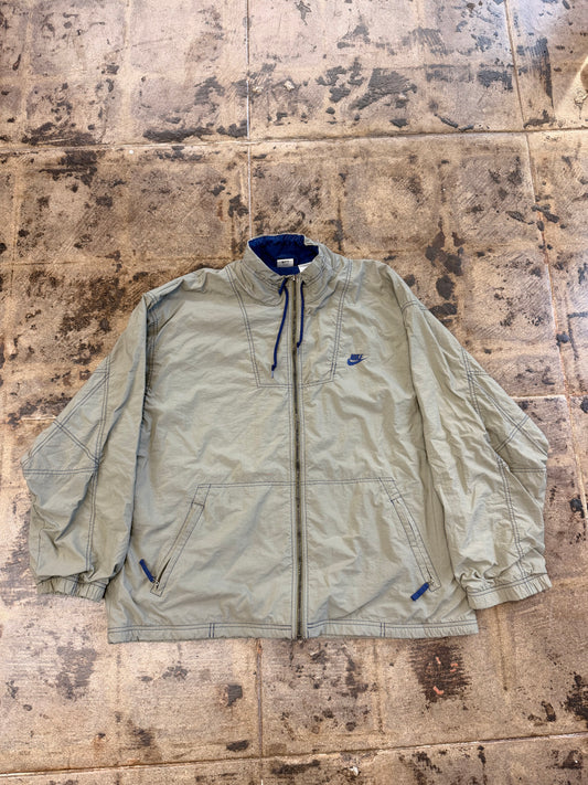 NIKE GREEN VINTAGE WINDBREAKER