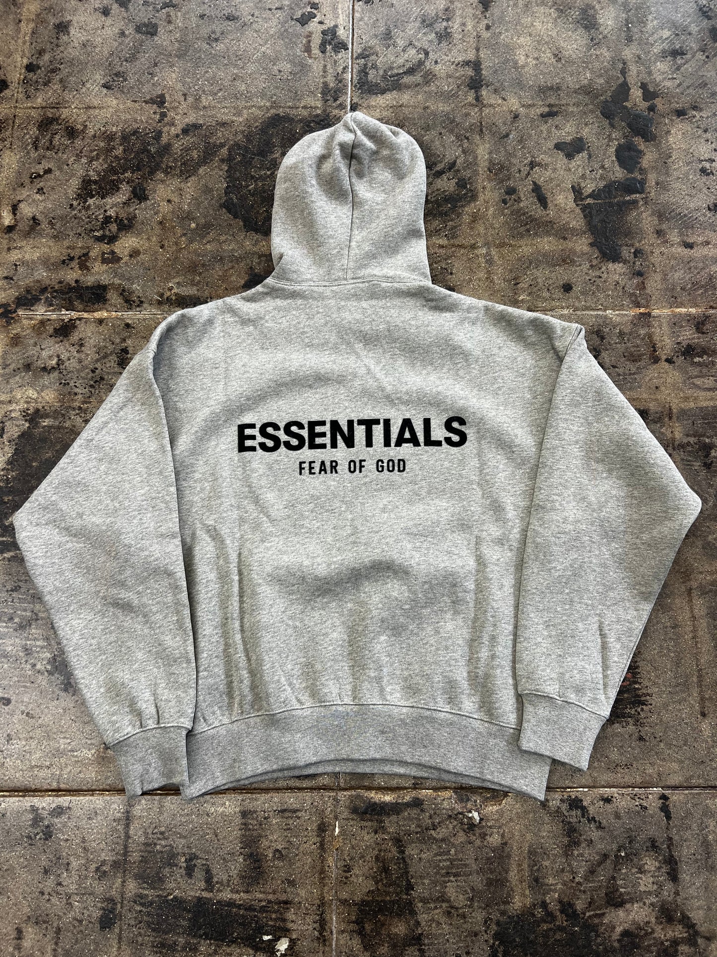 ESSENTIALS FLEECE HOODIE DARK OATMEAL