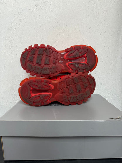 BALENCIAGA TRACK CLEAR RED SOLE (USED)