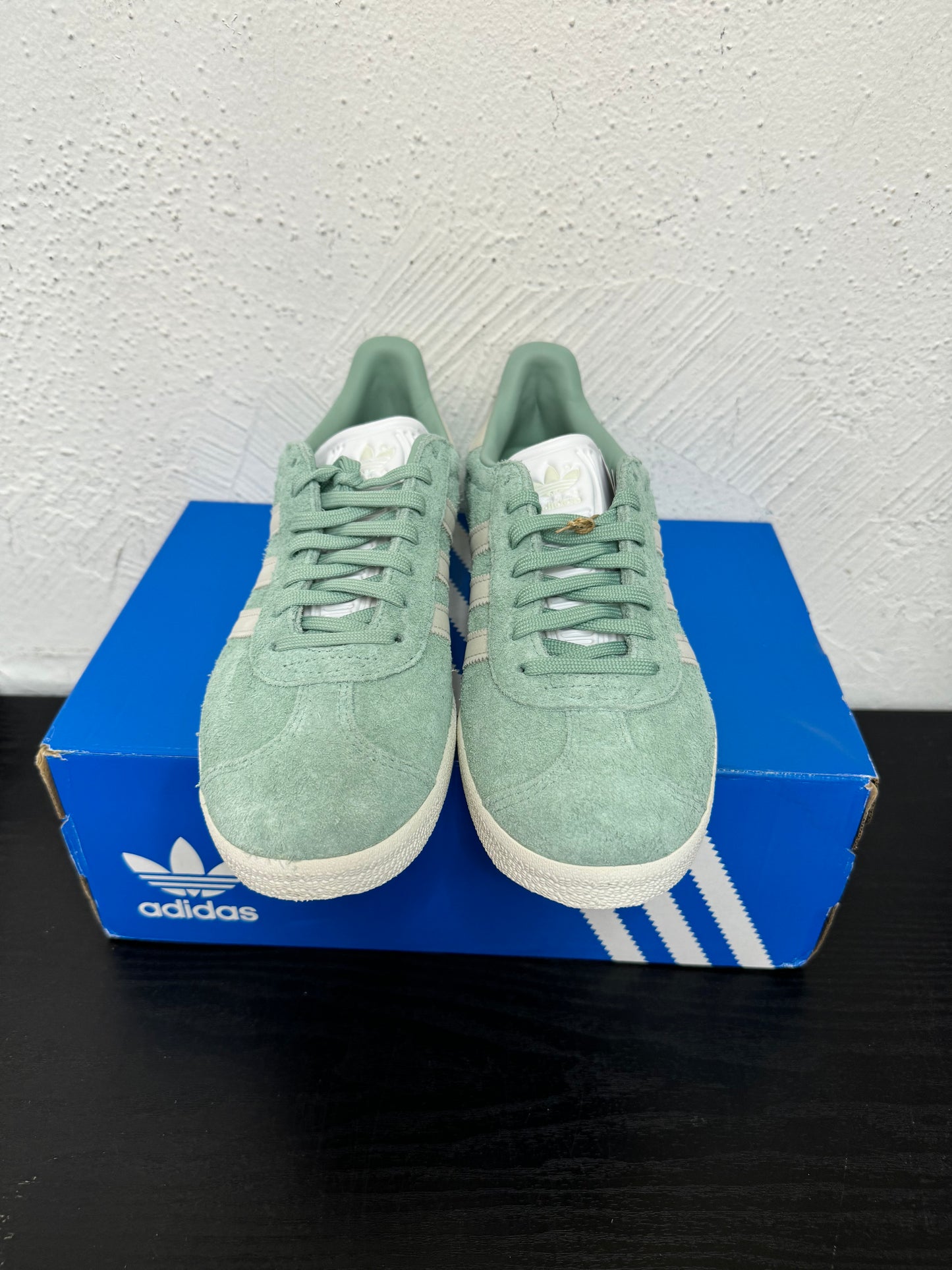 ADIDAS GAZELLE HAZY GREEN/WHITE