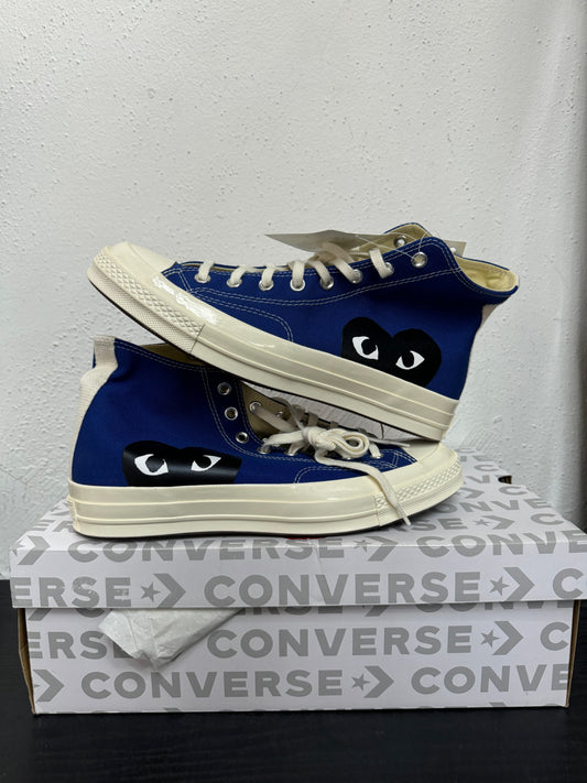 CDG CONVERSE BLUE