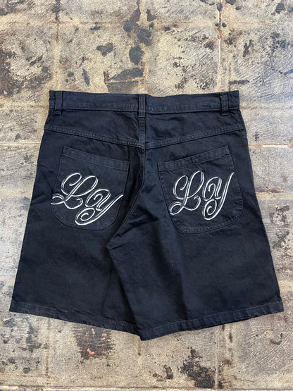 BLACK LOVE YOURS SHORTS