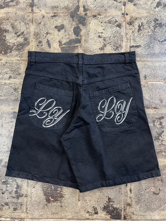 BLACK LOVE YOURS SHORTS
