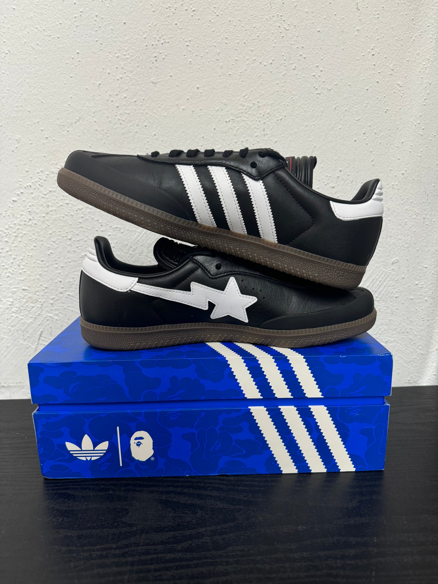ADIDAS BAPE SAMBA BLK/GUM