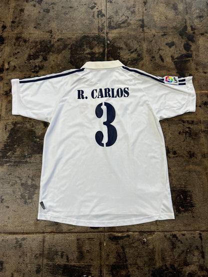 ADIDAS 01/02 REAL MADRID HOME R.CARLOS JERSEY