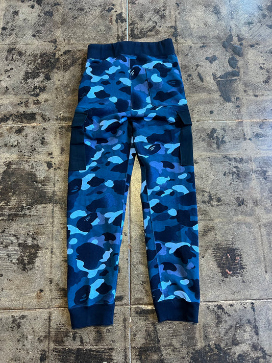 BAPE BLUE CAMO FLIGHT PANTS