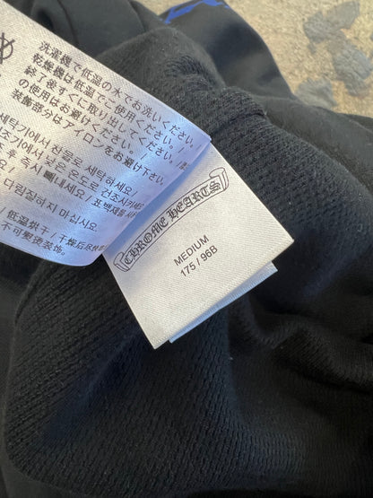 CHROME HEARTS THERMAL BLUE LETTER FULL ZIP UP BLACK