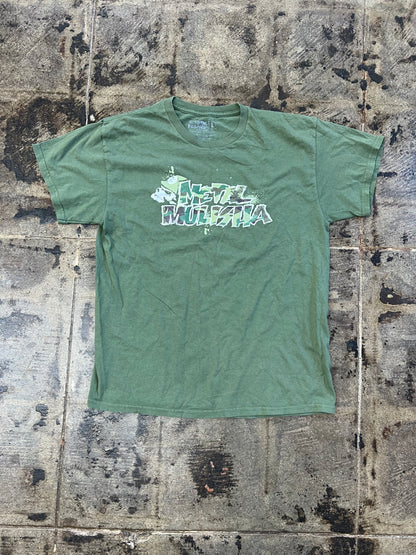 GREEN METAL MULISHA TEE
